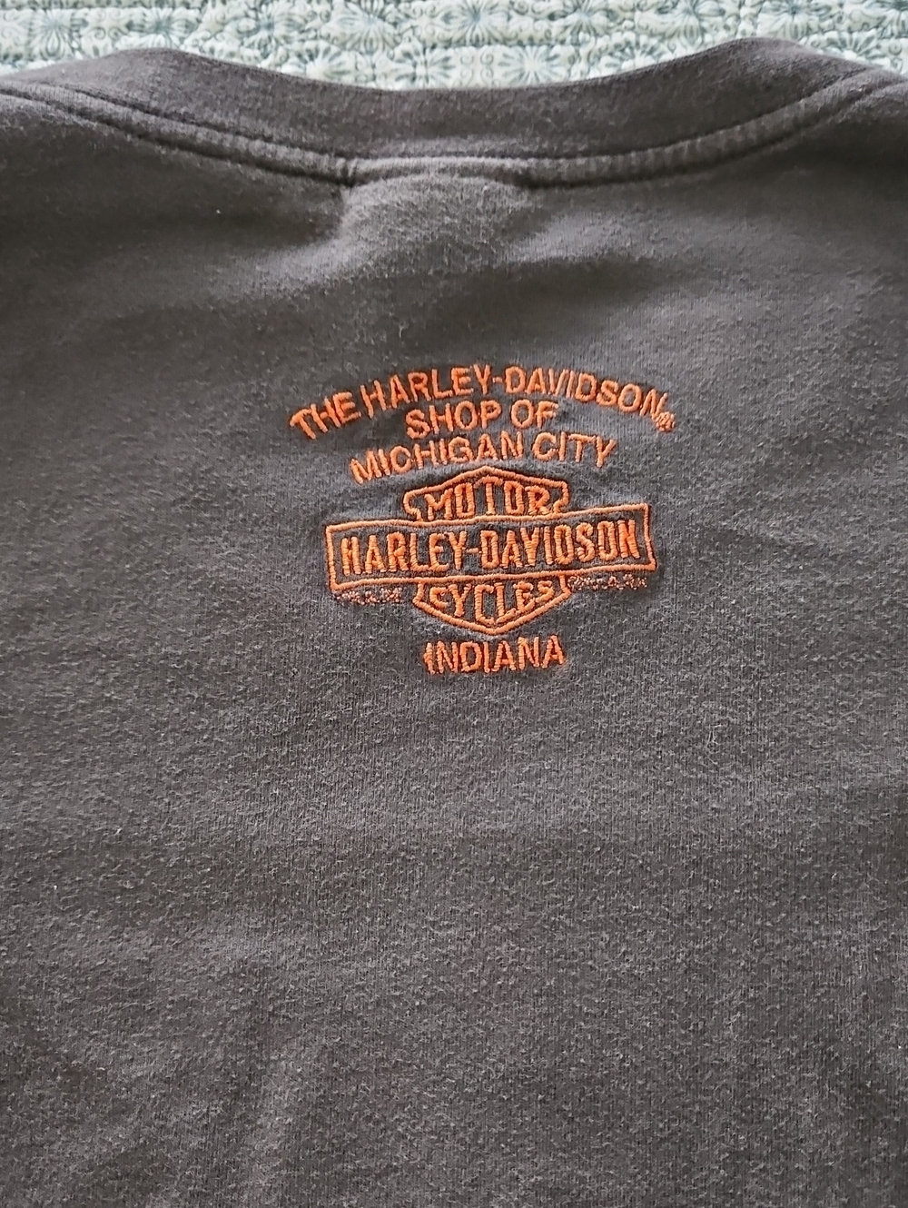 Harley-Davidson Black, White & Orange Motorcycles Graphic Tee - Picture 3 of 5